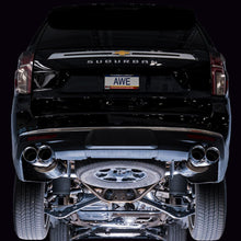 AWE 0FG Catback Exhaust - Diamond Black Tips (2021+ Suburban/Yukon XL 6.2L) - 3015-43221