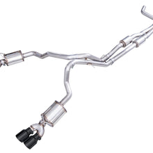 AWE 0FG Catback Exhaust - Diamond Black Tips (2021+ Suburban/Yukon XL 6.2L) - 3015-43221