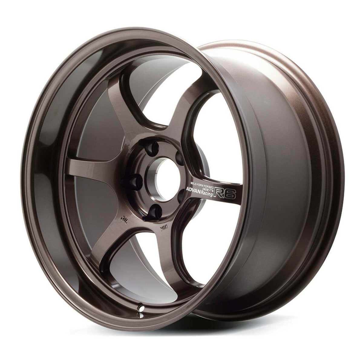 Advan R6 18x7.5 +47 5-114.3 Racing Copper Bronze Wheel - YA68F47ECB