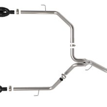 aFe Vulcan Series 3" to 2.5" 304 Stainless Steel DPF-Back Exhaust System - Black Tips (2021 Jeep Gladiator V6 3.0L (td)) - 49-38095-B