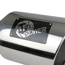 AFE MACH Force-Xp 304 Stainless Steel Clamp-on Exhaust Tip Polished (4 IN Inlet x 8 IN Outlet x 15 IN L) - 49T40801-P15