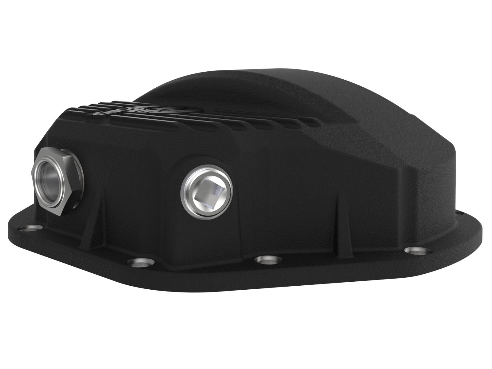 AFE Pro Series Rear Differential Cover Black w/ Machined Fins (1994-2007 Ram 3500, F-350 Super Duty, F-350 Super Duty, F-450 Super Duty, F-450 Super Duty) - 46-70032