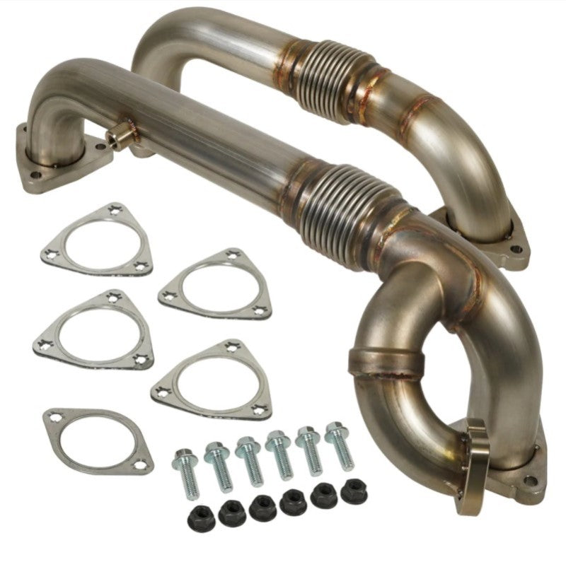 BD Diesel Up-Pipes Kit w/ EGR Connector (2008-2010 Ford F-250/F-350/F-450/F-550 6.4L Powerstroke) - 1043909