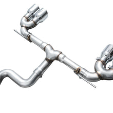 AWE Track Edition Exhaust for Volkswagen MK8 Golf R - Chrome Silver Tips - 3020-42658