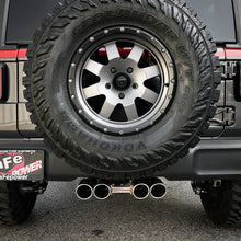AFE Rebel Series Cat-Back Exhaust w/ Quad Polished Tip (2018-2021 Wrangler, Wrangler) - 49-38071-P