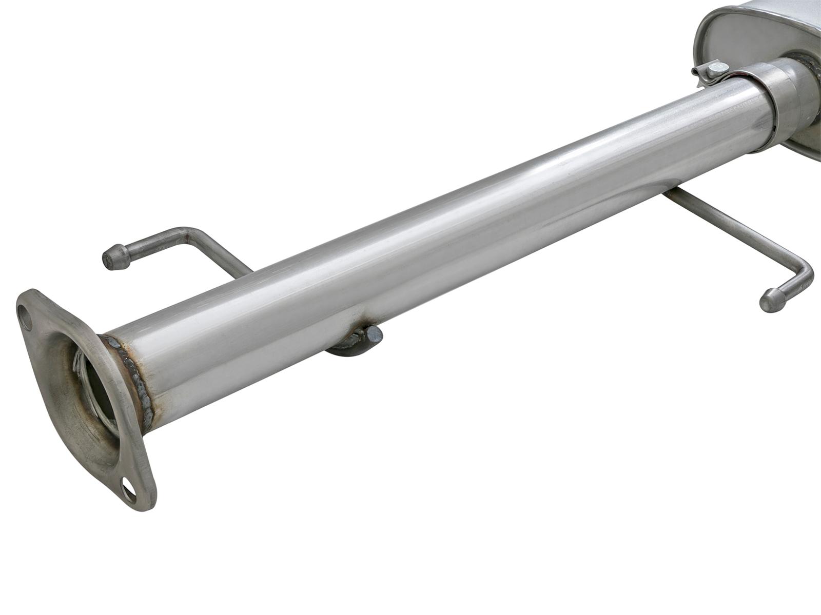 AFE Scorpion 2-1/2 IN Aluminized Steel Cat-Back Exhaust System w/ Polished Tip (2007-2014 FJ Cruiser, FJ Cruiser) - 49-06039-P