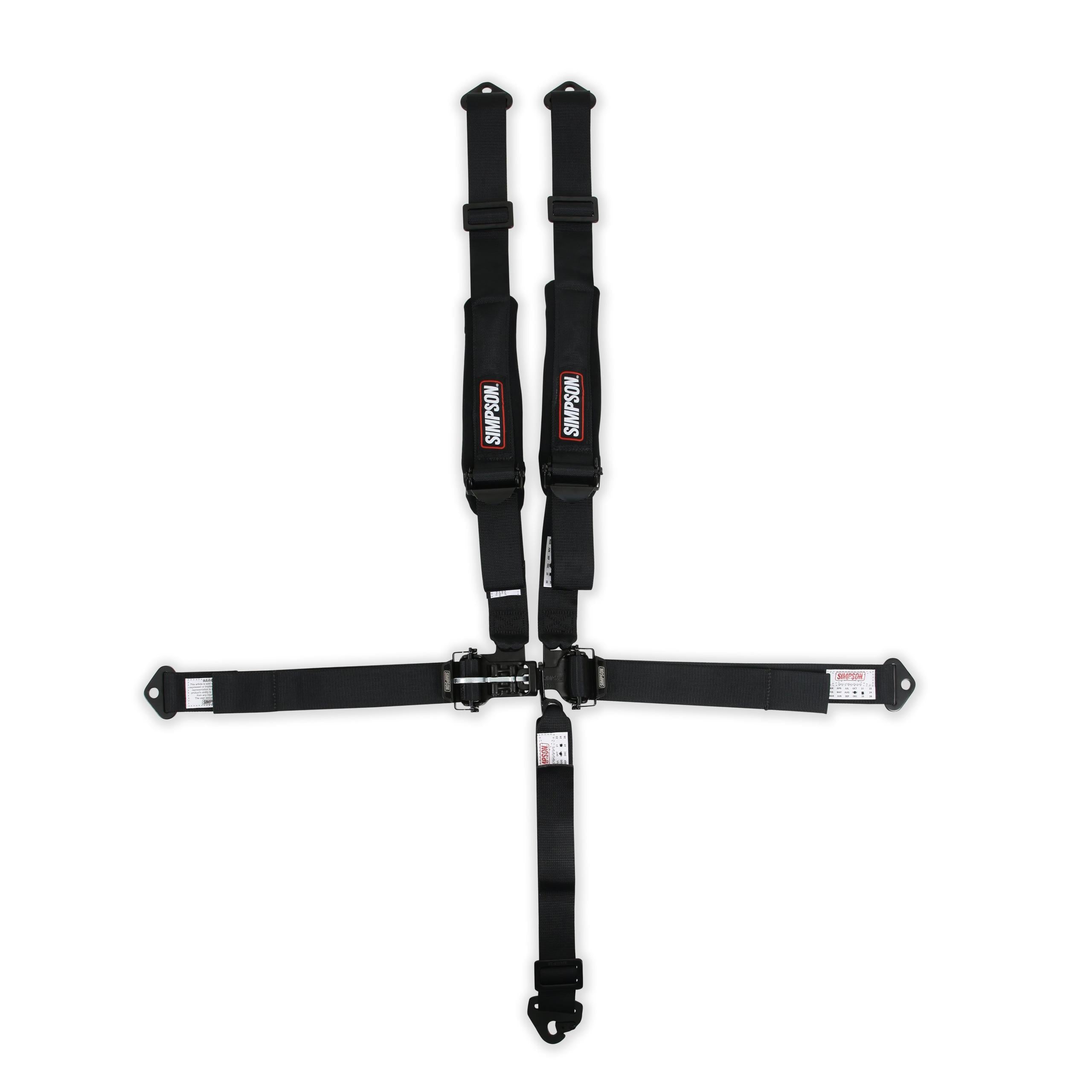 Simpson Racing Latch & Link Off-Road Harness 2" D3 Pull down with pads - D2LD5WBP