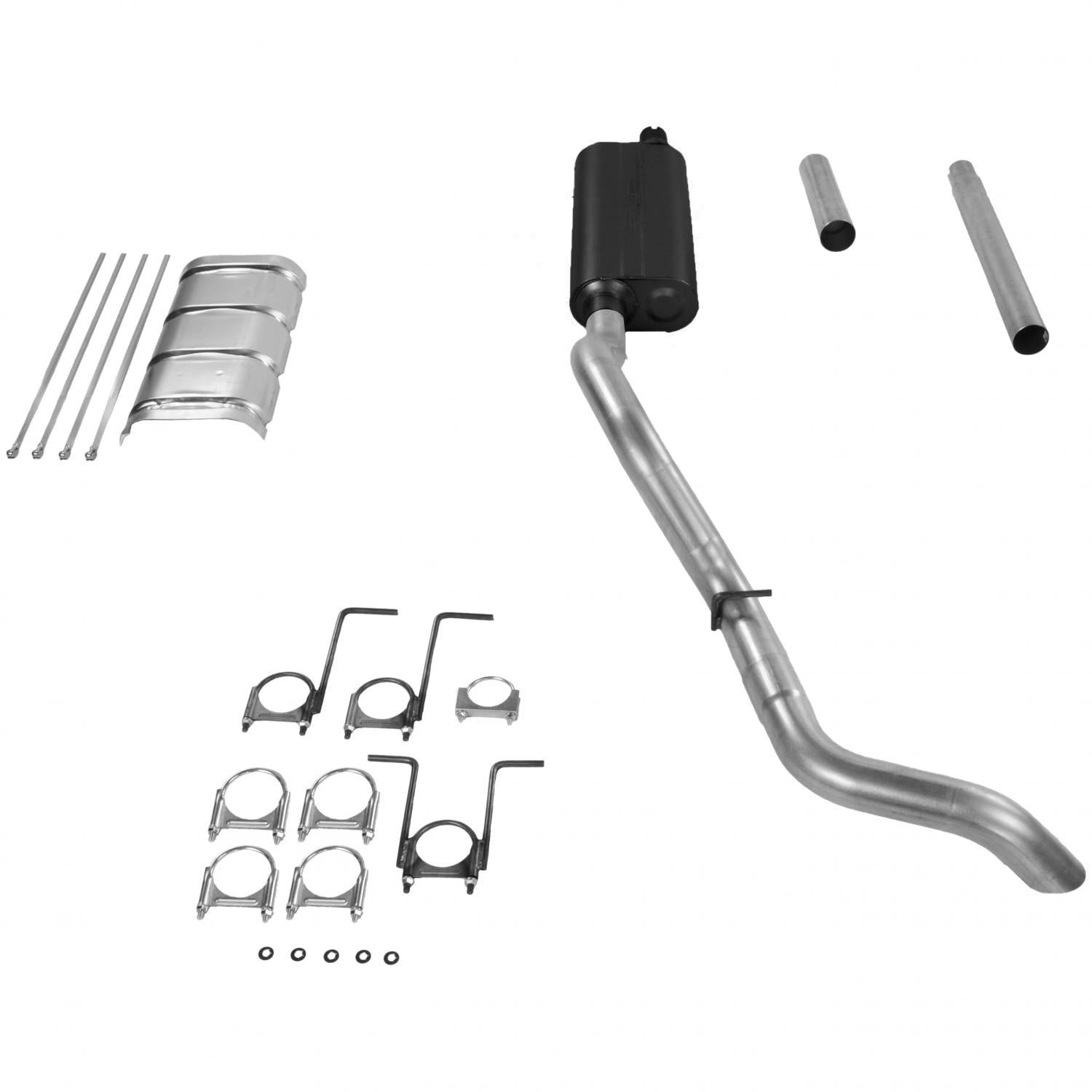 Flowmaster Cat-back System - Single Side Exit - Force II - Mild Sound