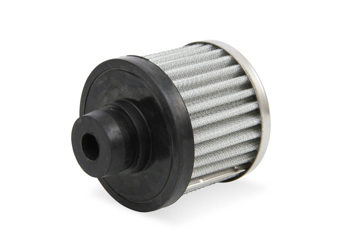 Mr. Gasket Chrome Valve Cover Breather - Push On Style Open Element.  - 2049