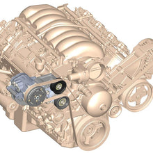 Holley LS A/C Accessory Drive Kit - Includes SD7 A/C Compressor, Tensioner, &amp; Pulleys.  - 20-142