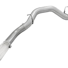 AFE Large Bore-HD 5 IN 409 Stainless Steel DPF-Back Exhaust System w/Polished Tip (2013-2018 2500, 2500, 3500, 3500) - 49-42039-P