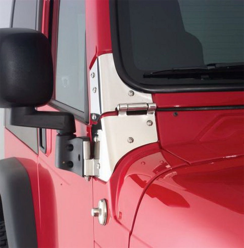 Rampage Windshield Hinge (1976-1995 Wrangler, CJ5, CJ7) - 7403