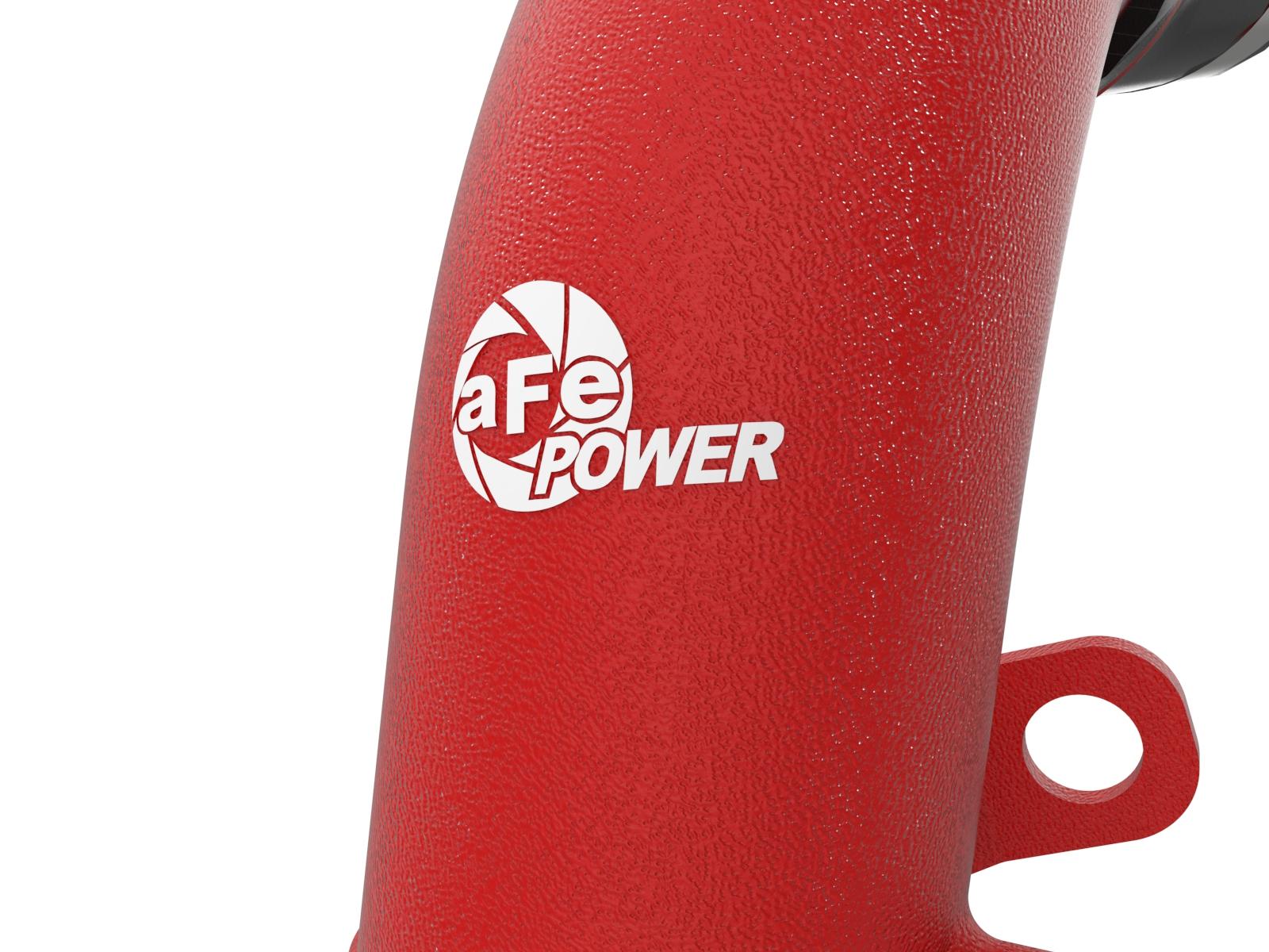 AFE BladeRunner 3 IN Aluminum Cold Charge Pipe Red Kia Stinger 18-22 V6-3.3L (tt) - 46-20509-R