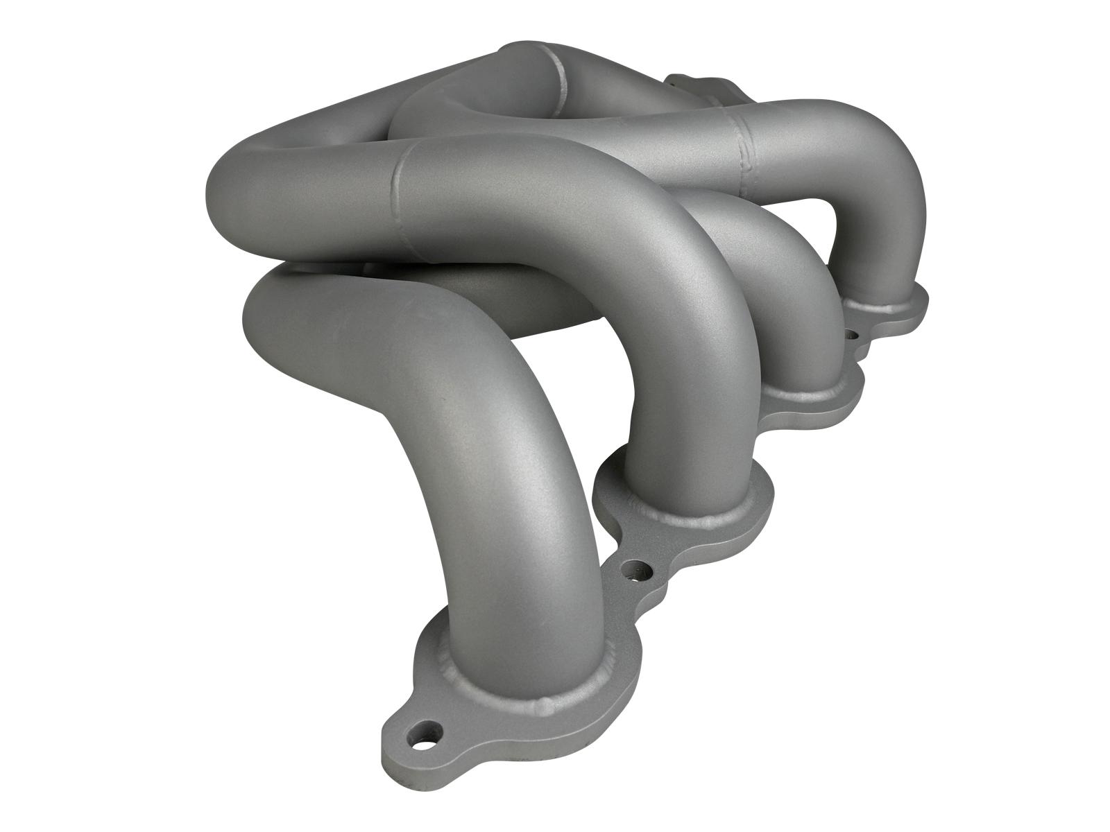 AFE Twisted Steel 1-7/8 IN to 2-3/4 IN 304 Stainless Headers w/ Titanium Coat Finish (Chevrolet Corvette (C8) 20-25 V8-6.2L) - 48-34148-T
