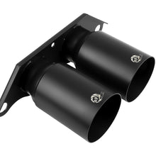 AFE MACH Force-Xp 4 IN Satin Black OE Replacement Exhaust Tips (Porsche 911 GT3 14-19 H6-3.8L/4.0L) - 49C36435-B