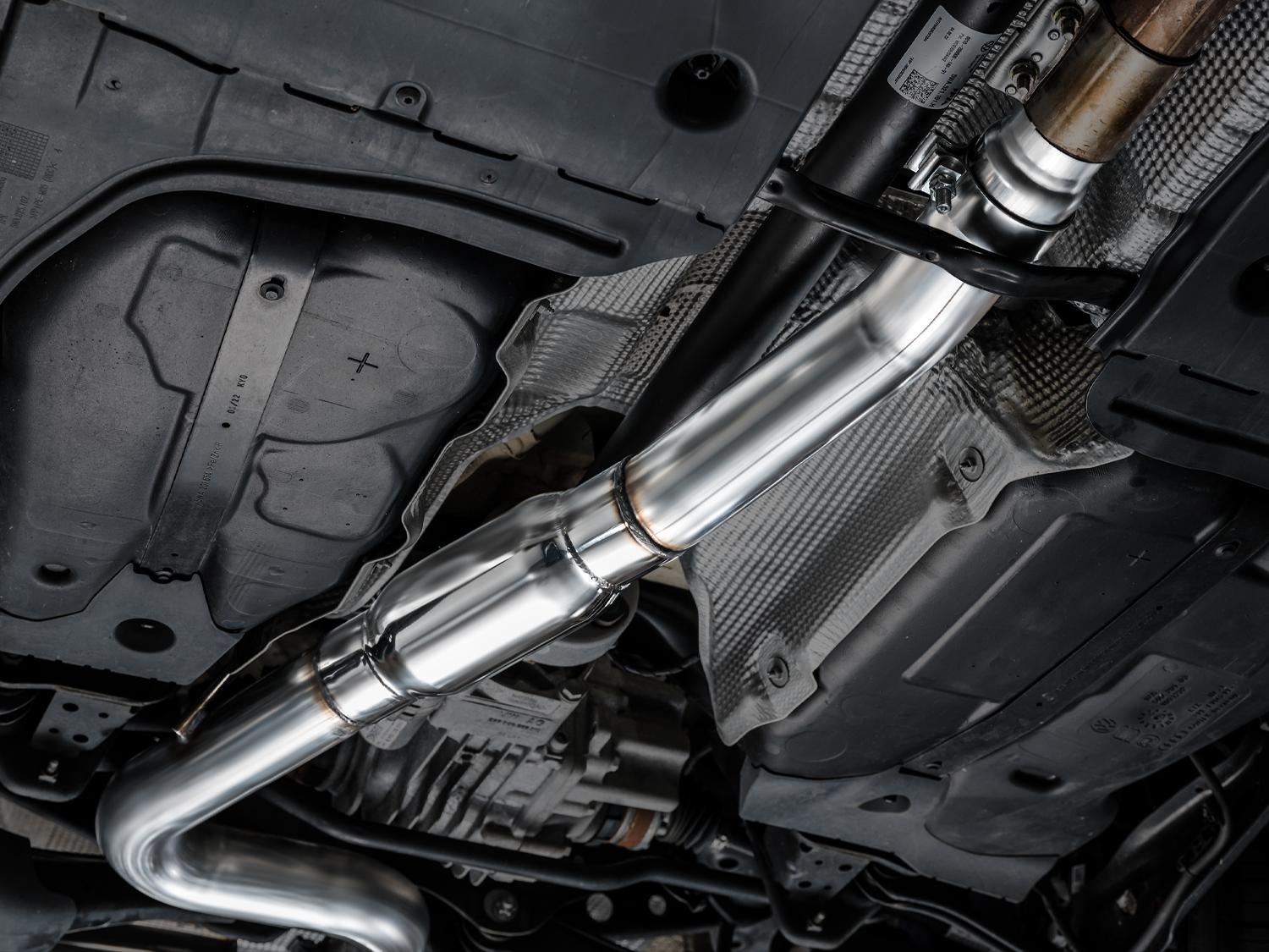 AWE Touring Edition Exhaust for Audi 8Y S3 - Chrome Silver Tips - 3015-42897