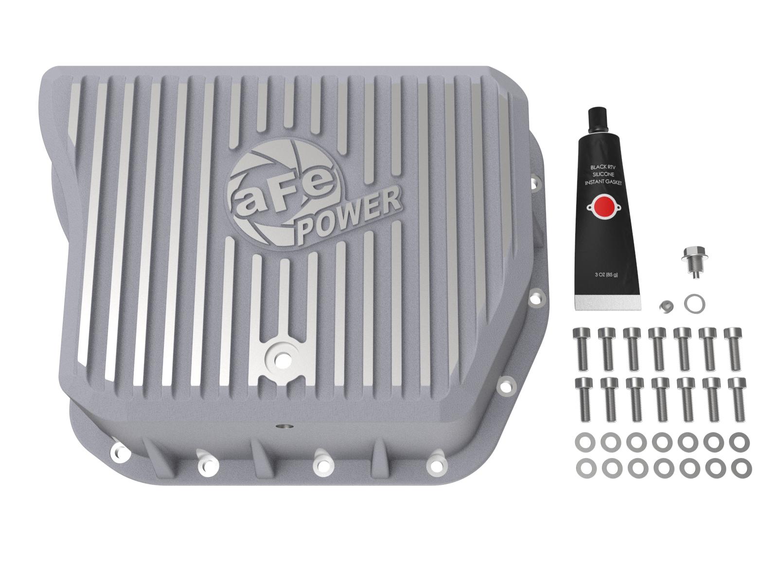 aFe POWER Transmission Pan Raw w/ Machined Fins - 46-70050