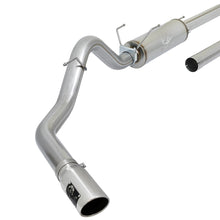 AFE Large Bore-HD 4 IN 409 Stainless Steel Cat-Back Exhaust System w/ Polished Tip - 49-42005