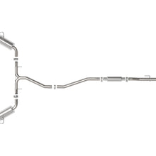 AFE Takeda 2-1/2 IN to 2-1/4 IN 304 Stainless Steel Cat-Back Exhaust System Carbon (Honda Civic 2022 L4-1.5L (t)) - 49-36628-C