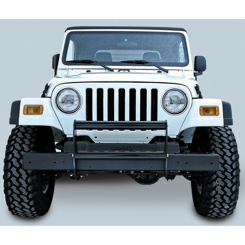 Rugged Ridge Brush Guard Gloss Black; 97-06 Jeep Wrangler Tj - 11511.02