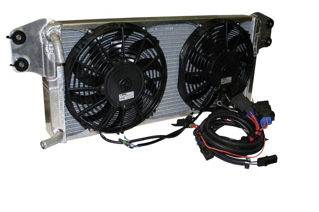 AFCO Aluminum Heat Exchanger with Dual Fan Kit (2012-2015 Camaro ZL1) - 80283PRO