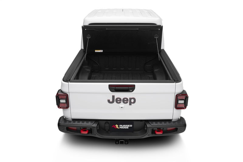 Rugged Ridge Armis Hard Folding With Line-X Bed Cover 20-21 Jeep Gladiator Jt - 13550.24