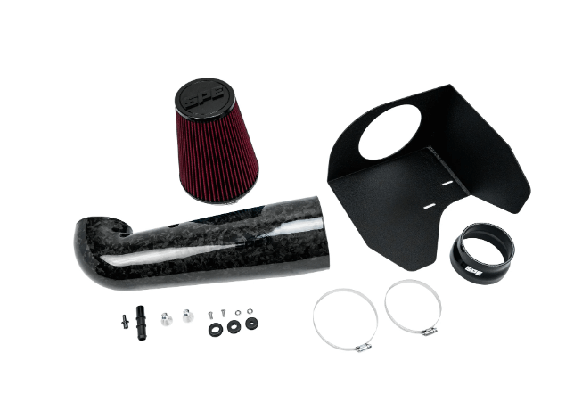 SPE Motorsport Carbon Fiber Intake - Forged Carbon - Red Filter (2023-2024 Raptor R w/ Aftermarket Throttle Body) - SPE-P100159