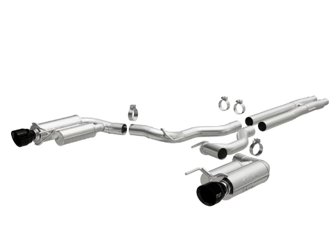 MagnaFlow Competition Series Cat-Back Performance Exhaust System (Dual Black Tips) – 2026 Mustang GT / Dark Horse