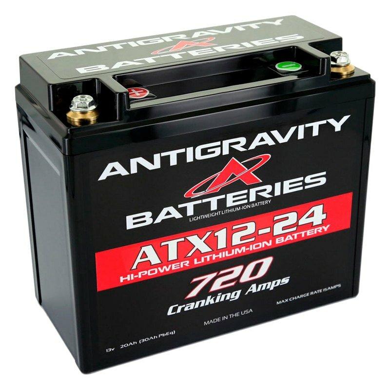 Antigravity Batteries 24-Cell version of YTX12 case format 720 CA, 30 Ah (Pb Eq) Negative Terminal on Right Side - AG-YTX12-24-R