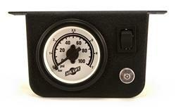 Air Lift Performance 26156 Single Needle Gauge w/ 2" Lighted Panel - 100 PSI