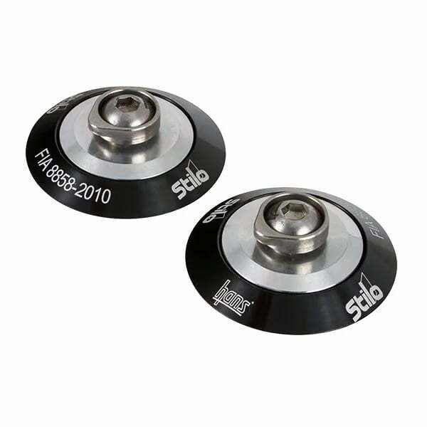 HANS Performance Products Stilo Post Anchors Black Helmet Hook - AK113112K-STILO