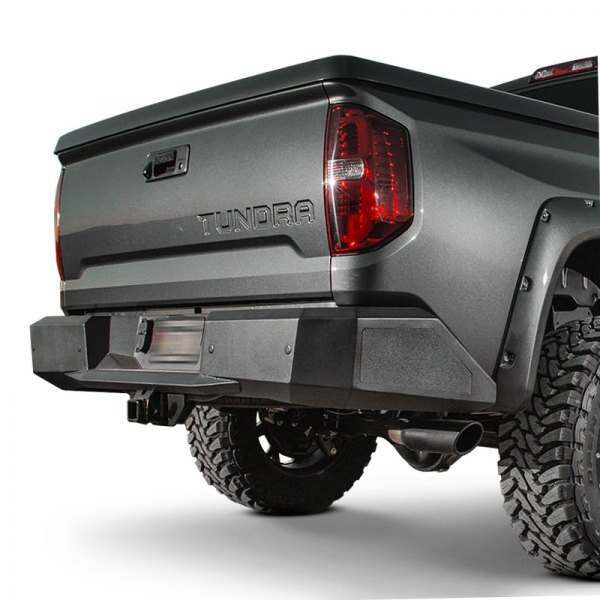 ICI Rear Bumper 35lb shell, reinforced 3/16 inch 5052 Aluminum plating - steel brackets (2014-2021 Tundra) - AL-RBM93TYN
