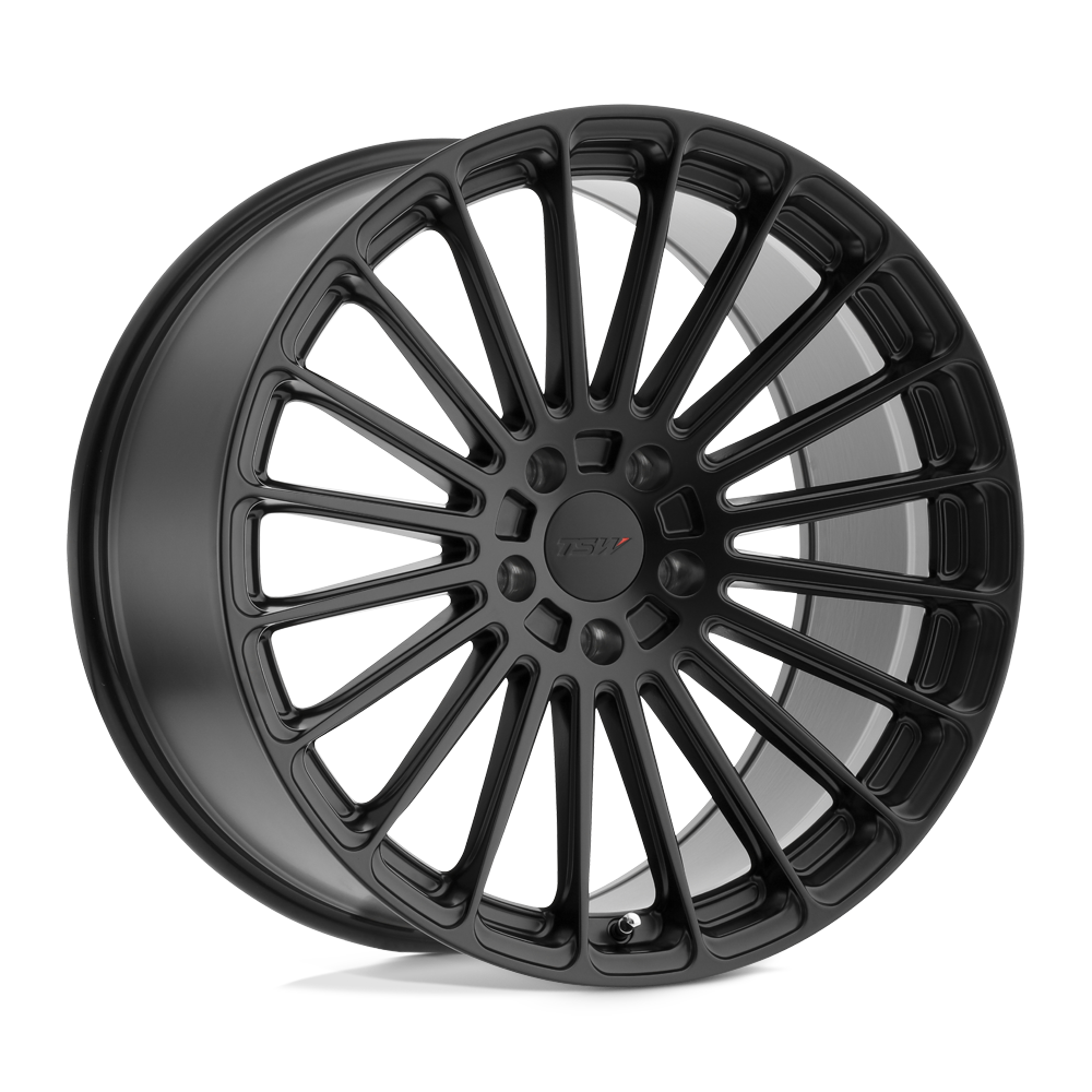 TSW Wheels Turbina 18X8.5 in Matte Black - 5X100 Bolt, 38 Offset - 1885TUR385100M72