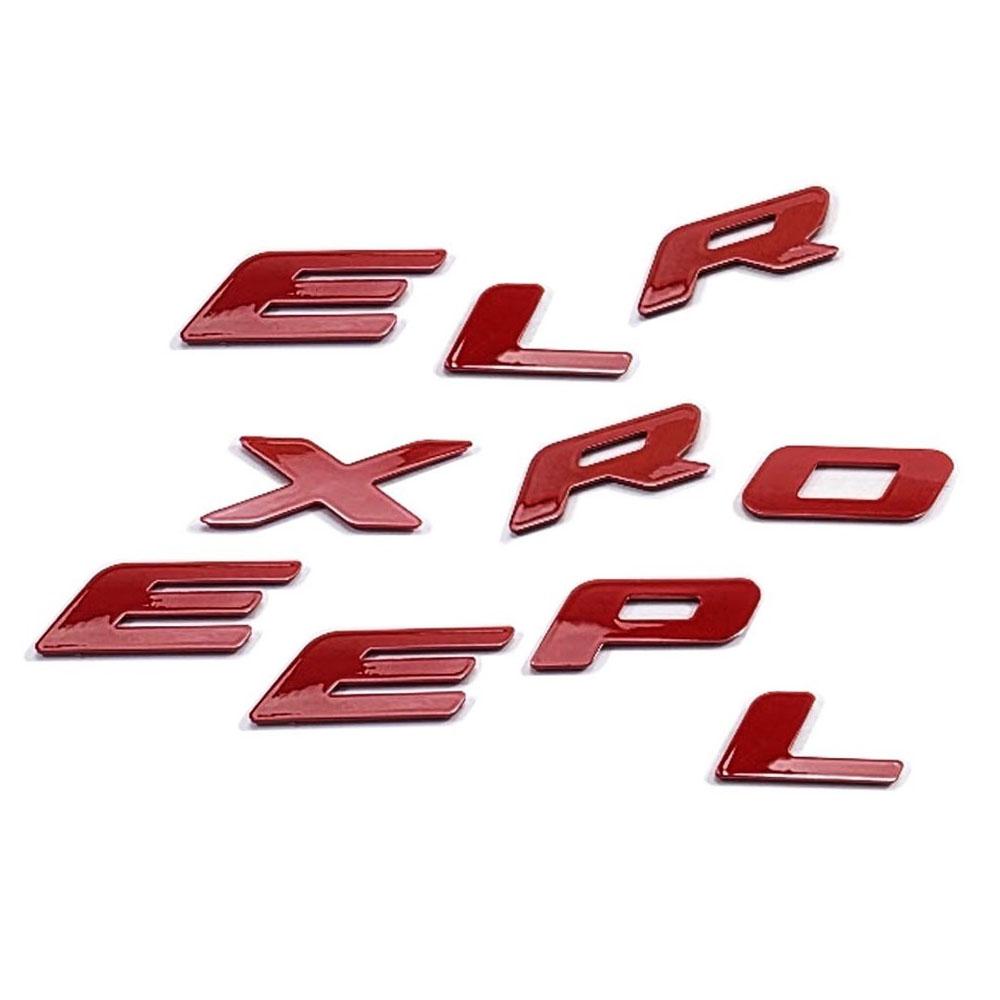 UPR Products AMP Rear Tailgate Replacement Letters - Red (2020-2024 Explorer) - AMP-83681-001