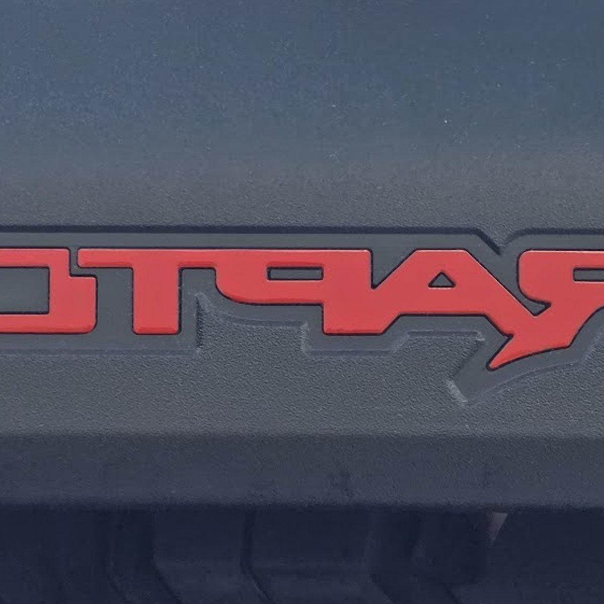 UPR AMP ABS Emblem 3rd Brake Light Inserts Letters - Code Orange (2022-2026 Ford Bronco Raptor) - AMP-85122-001