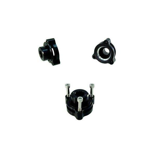 AMP 85500-01 BOV Blow Off Valve Adapter - Black (2015+ Mustang Ecoboost / 2019+ Ford Ranger Ecoboost / 2020-2021 Explorer ST / 2021+ Bronco 2.7L , 2.3L / 2022+ Bronco Raptor 3.0L)