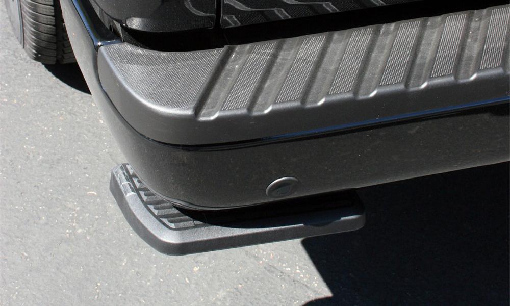 AMP Research BedStep - Retractable Rear Bumper Access Step fits 2021-2022 Ford F-150 - 75328-01A