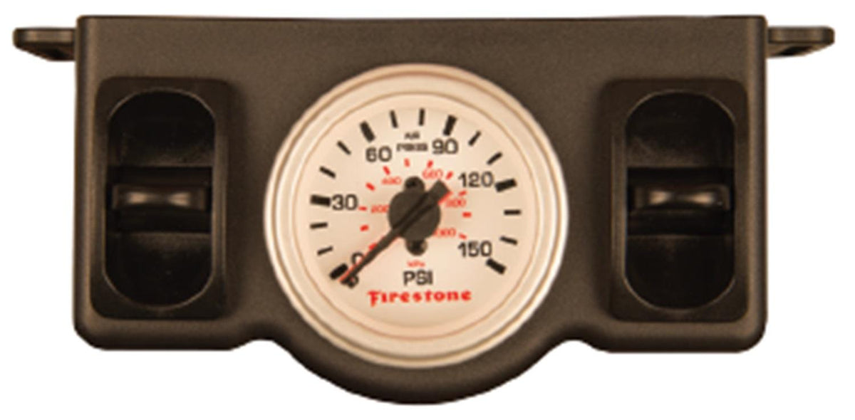 Firestone Ride-Rite Plastic Dual Electric White Gauge - WR17602576
