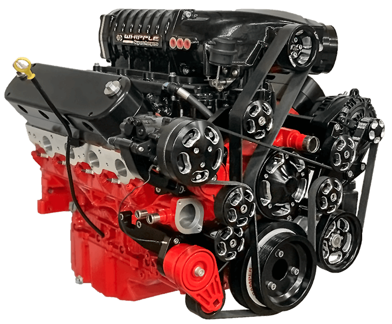 Whipple Superchargers WK-1815-30 Front Feed Gen 6 3.0L Intercooled Supercharger Hot Rod Kit (GM LSX)