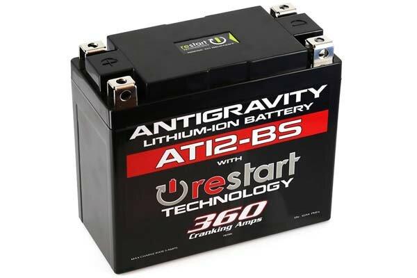 Antigravity Batteries YT12-BS case format 360 CA,  12 Ah (Pb Eq) Replaces Lead/Acid: YT12-BS, YT12B-BS, YT14-BS - AG-AT12BS-RS
