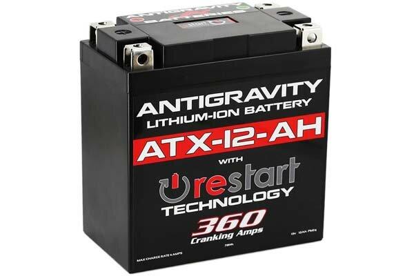 Antigravity Batteries YTX12B-BS case format 360 CA,  14 Ah (Pb Eq) Replaces Lead/Acid: YTX14AH-BS, YTX14AHL-BS, YB7, YB7B-B, YB7C-A, YB7L-B, YB9A-A, YB9L-A2, YB9-B, YB9L-B, YB10A-A2, YB10L-A2, YB10L-B, YB10L-B2, YB12A-A, YB12AL, YB12AL-A, YB12AL-A, 2YB12A