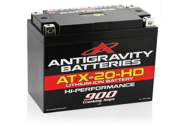 Antigravity Batteries YTX20 case format (Non-Restart) – HIGH POWER 900 CA,  30 Ah (Pb Eq) Replaces Lead/Acid: YTX15, YTX15L, YTX20, YTX20L, YTX20H, YTX20HL, YTX20-BS, GYZ20L, GYZ20H, GYZ20HL - AG-ATX20-HD