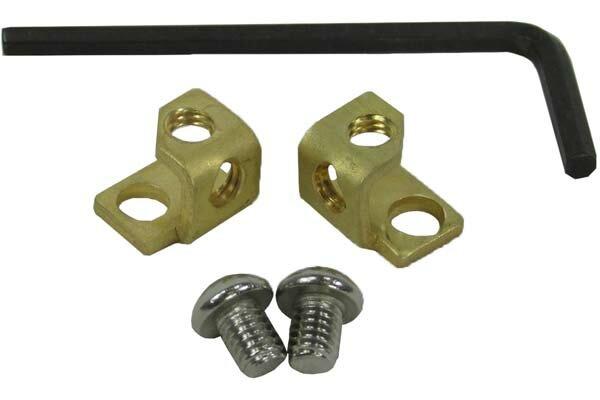 Antigravity Batteries SQUARE TO ROUND TERMINAL ADAPTERS To adapt to the square-type ring terminal found on some motorcycles to Antigravity Batteries. Includes nuts, allen wrench. - AG-TA-2