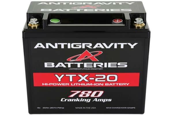 Antigravity Batteries YTX20 case format 780 CA,  32 Ah (Pb Eq) Negative Terminal on Left Side - AG-YTX20-L