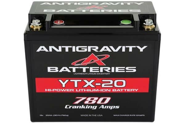 Antigravity Batteries YTX20 case format 780 CA,  32 Ah (Pb Eq) Negative Terminal on Right Side - AG-YTX20-R