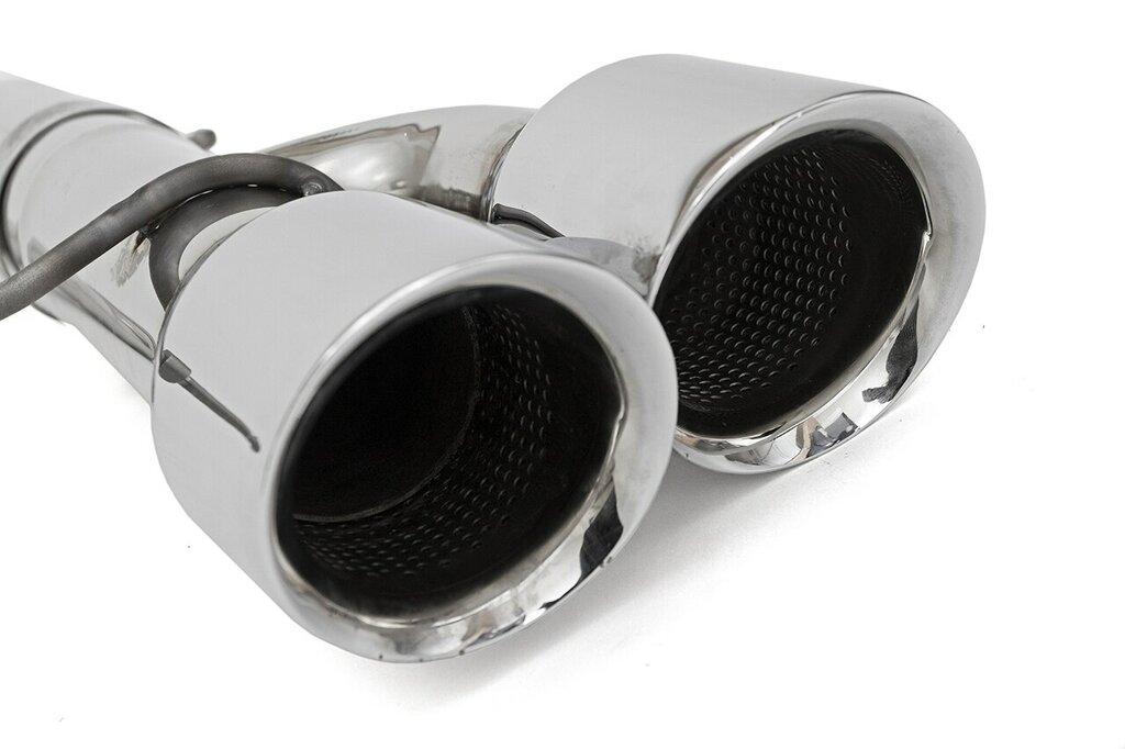 Fabspeed 2011+ BMW F10 M5 Muffler Bypass Pipes with Quad Style Tips in Polished Stainless Steel. - FS.BMW.F10.MBP