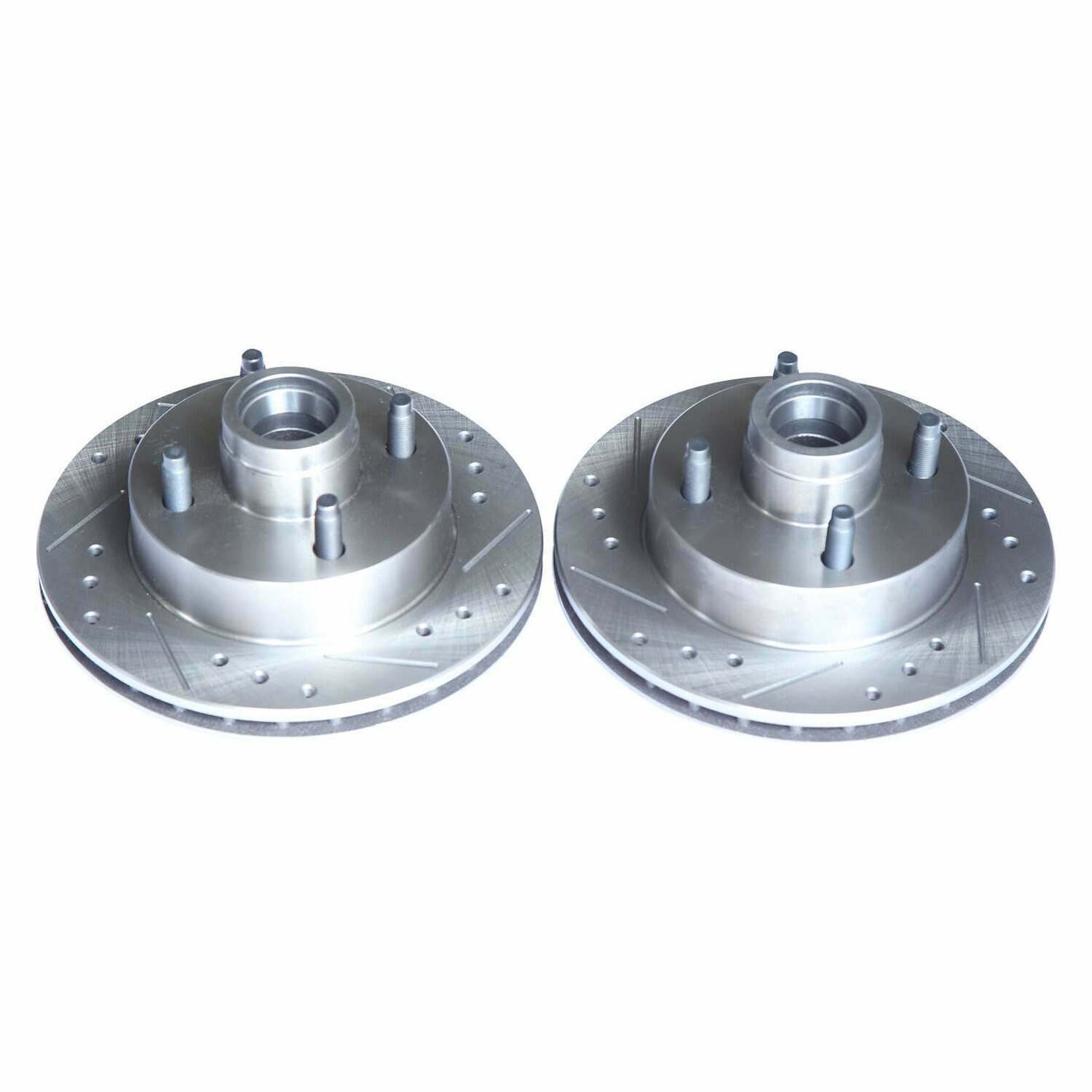 Power Stop 74-78 Ford Mustang Front Evolution Drilled & Slotted Rotors - Pair - AR8108XPR