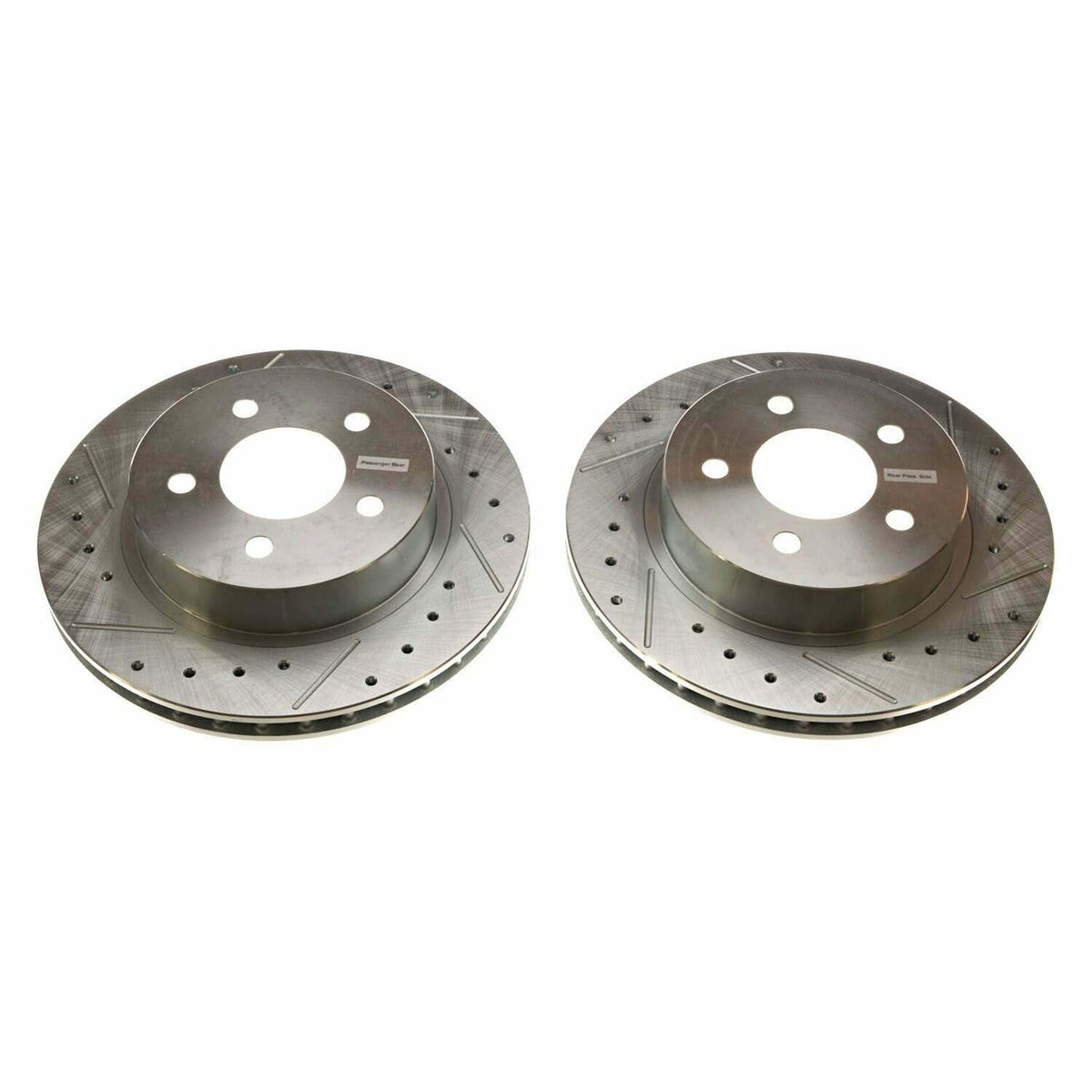 Power Stop 84-86 Ford Mustang Rear Evolution Drilled & Slotted Rotors - Pair - AR8121XPR