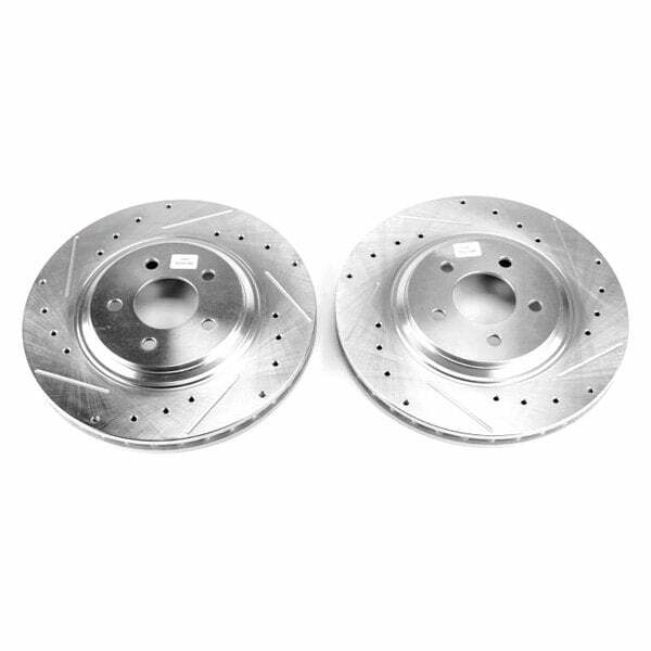 Power Stop 94-01 Ford Mustang Front Evolution Drilled & Slotted Rotors - Pair - AR8144XPR