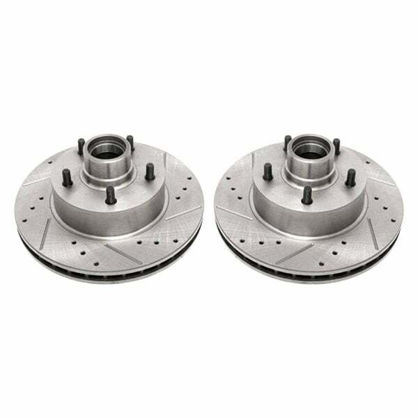 Power Stop 1990 Chevrolet Caprice Front Evolution Drilled & Slotted Rotors - Pair - AR8208XPR